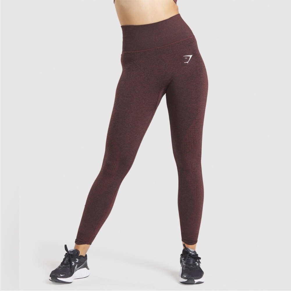 Maroon Gymshark Leggings